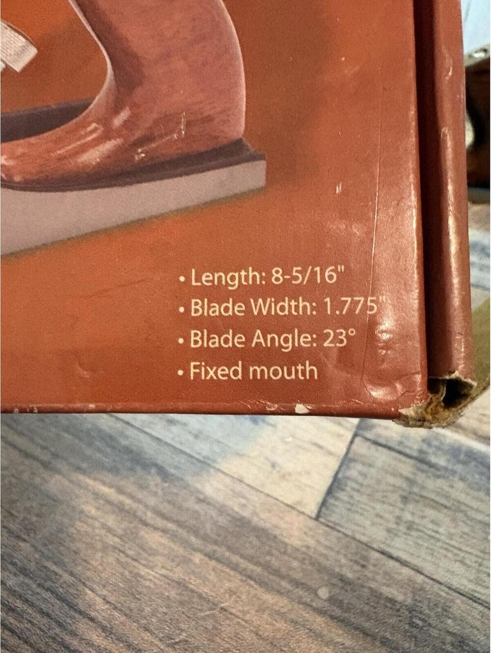 No. 33 Hand Wood Bench Plane Hardwood Handle Planer Shaver Adjustable Depth 8" - Picture 9 of 14